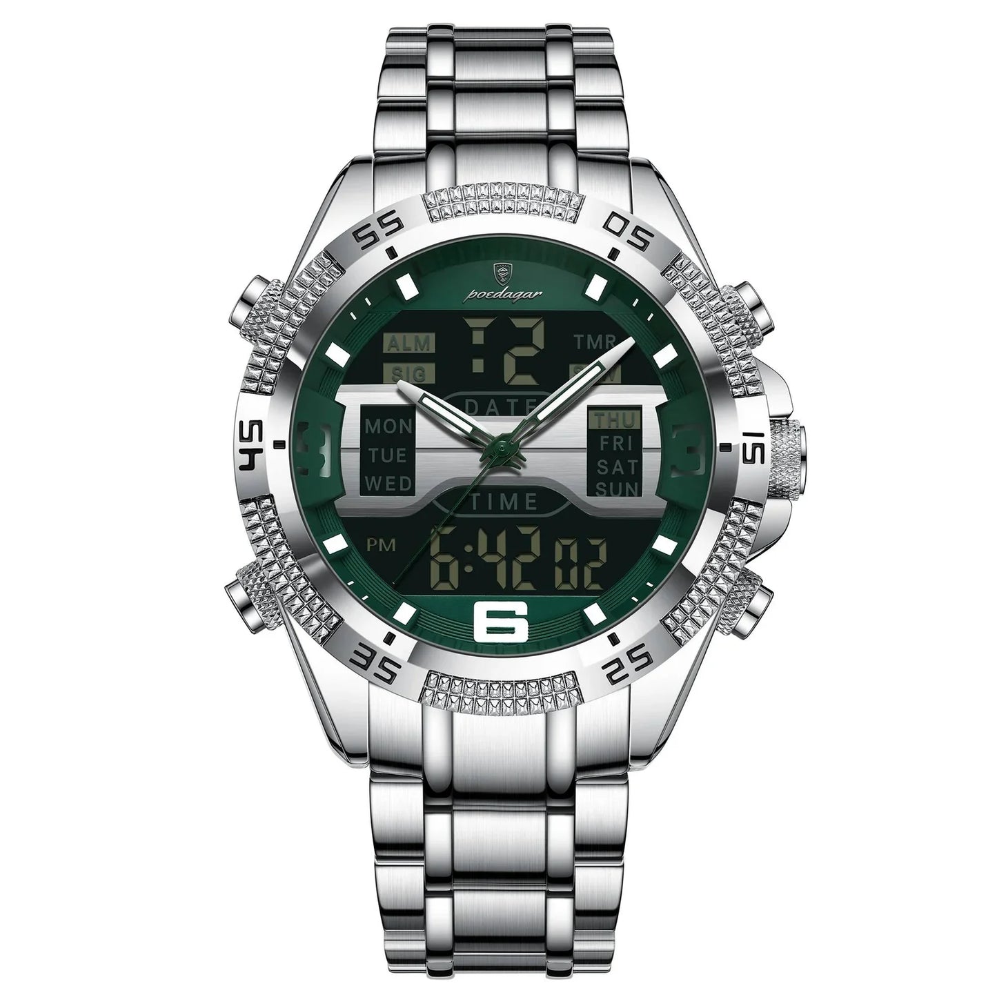 Poedagar Digital Watch for Men