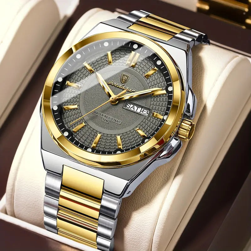 POEDAGAR Men’s Quartz Watch