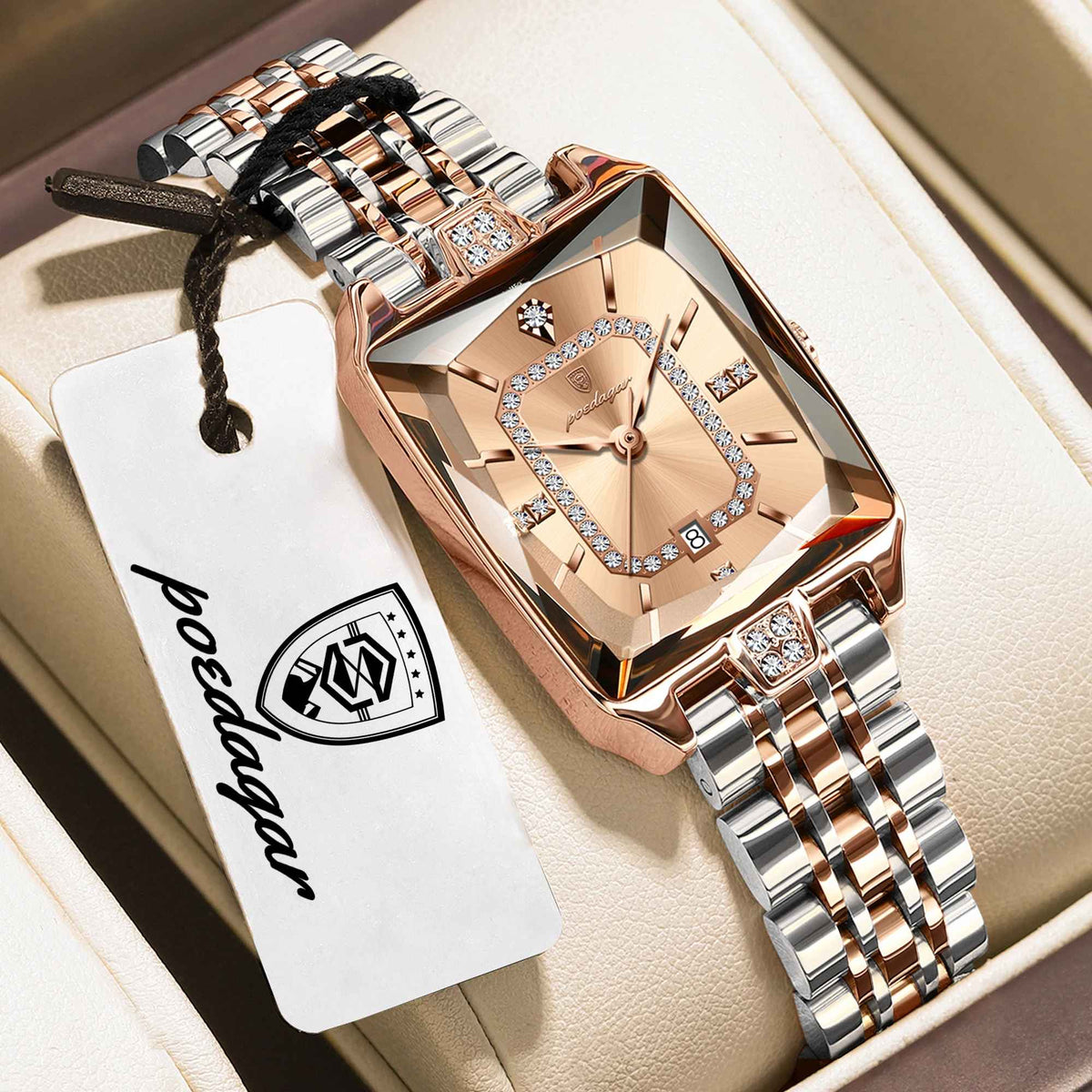 Poedagar Luxury Elegant Women Watch