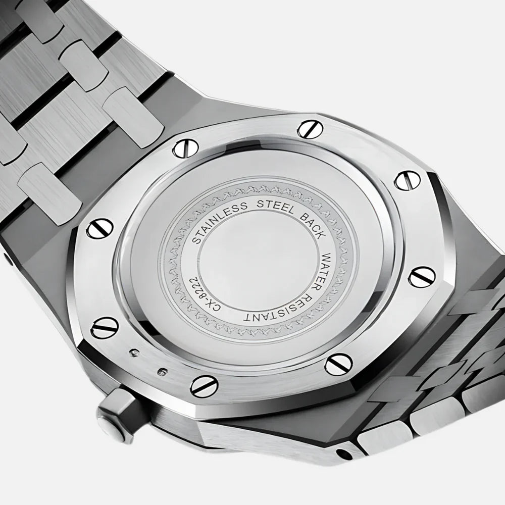 POEDAGAR Men's Luxury Stainless Steel Watch