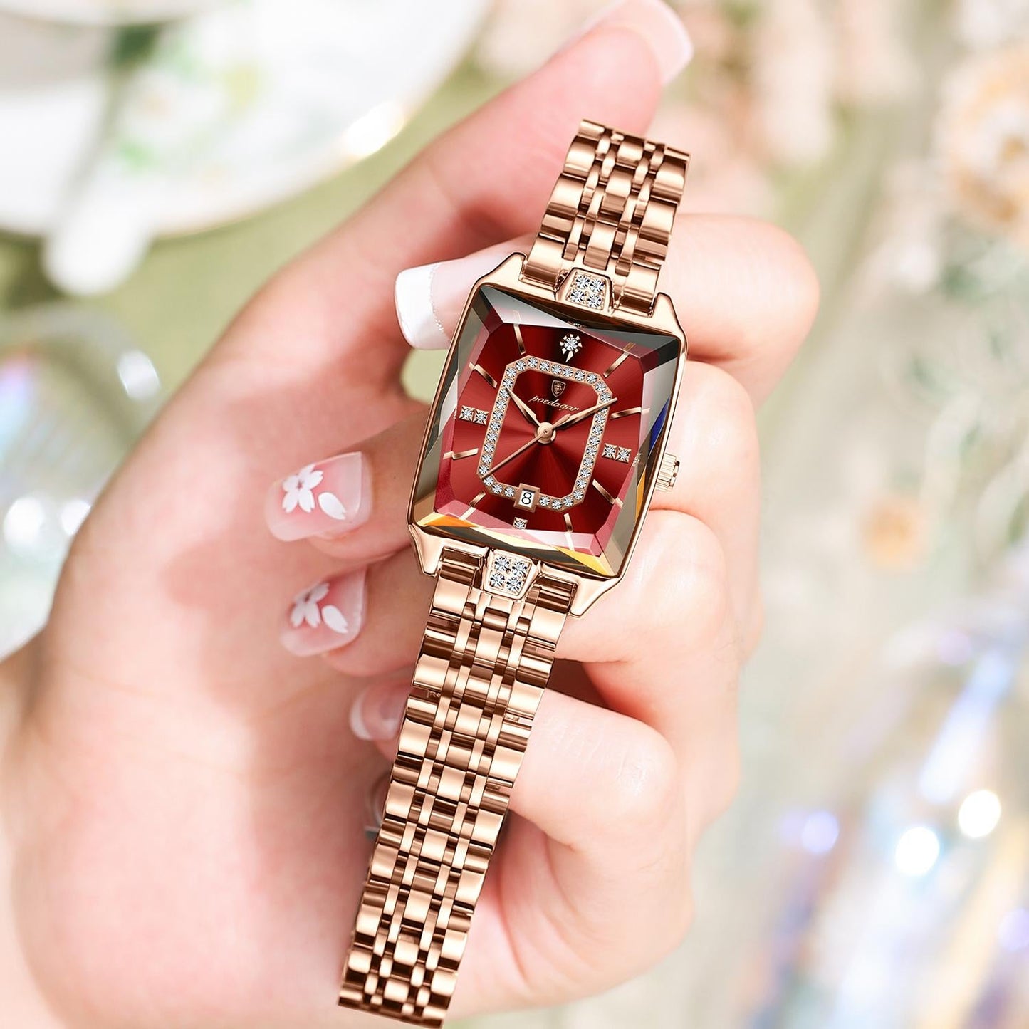 Poedagar Luxury Stainless Steel Women Watch