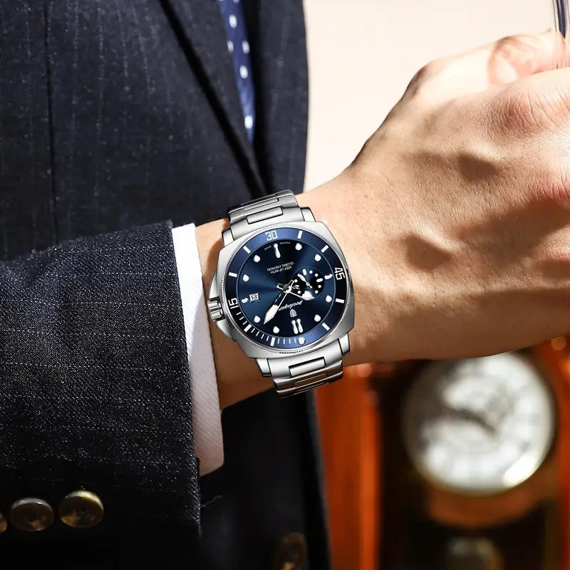 Poedagar Elite Series Stainless Steel Watch