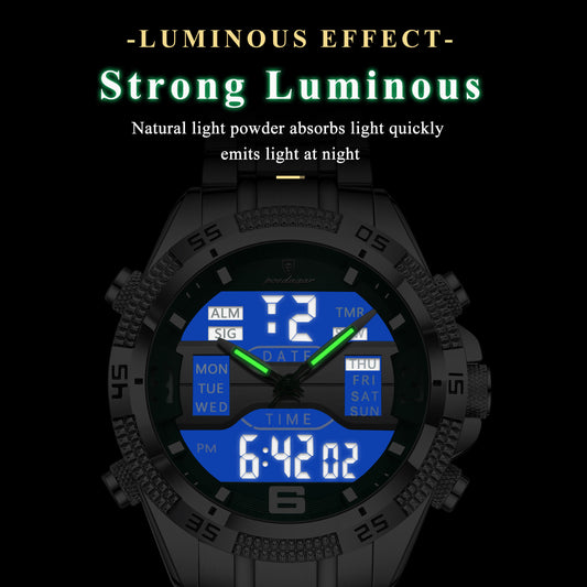 Poedagar Digital Watch for Men
