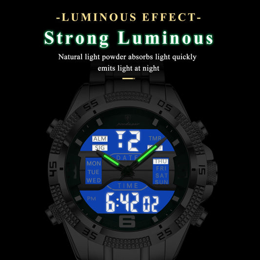 Poedagar Digital Watch for Men