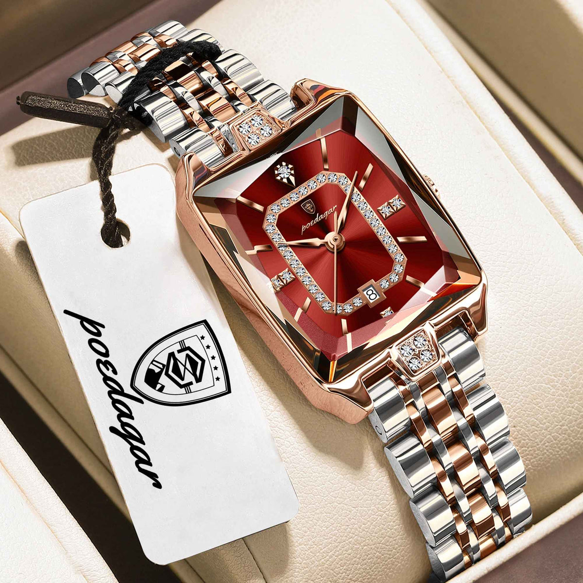 Poedagar Luxury Elegant Women Watch