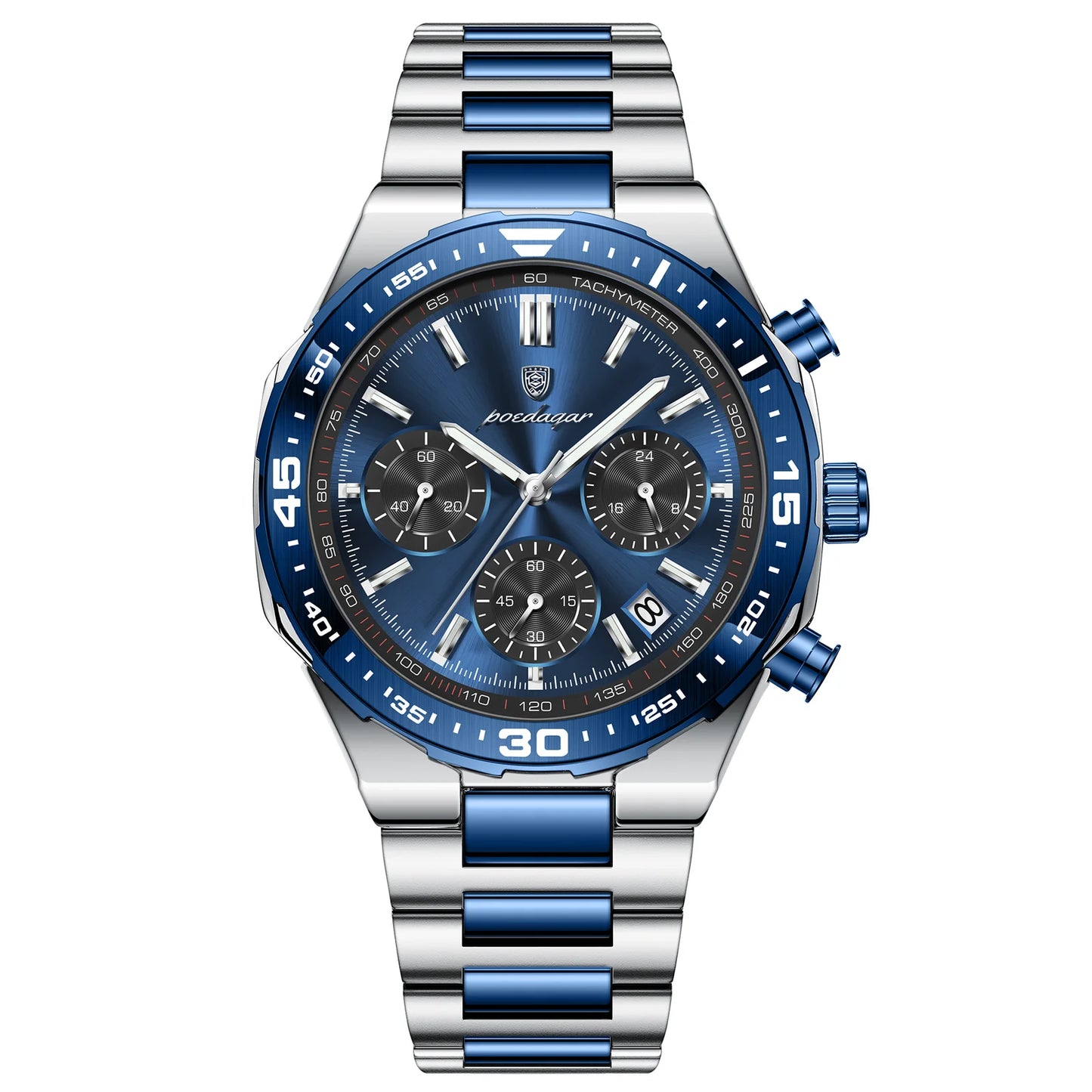 Poedagar Chronograph Men's Watch