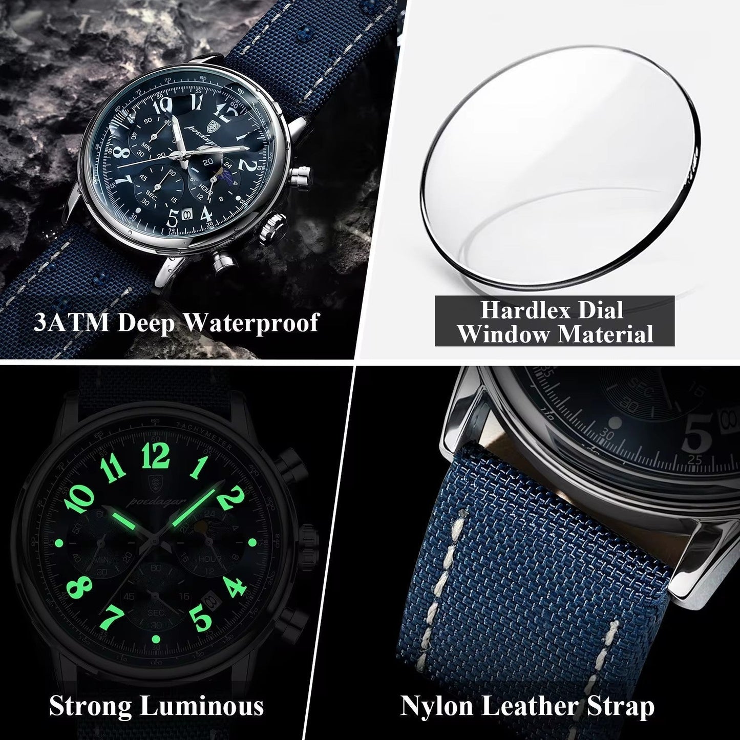 Luxury Men's Quartz Sports Watch