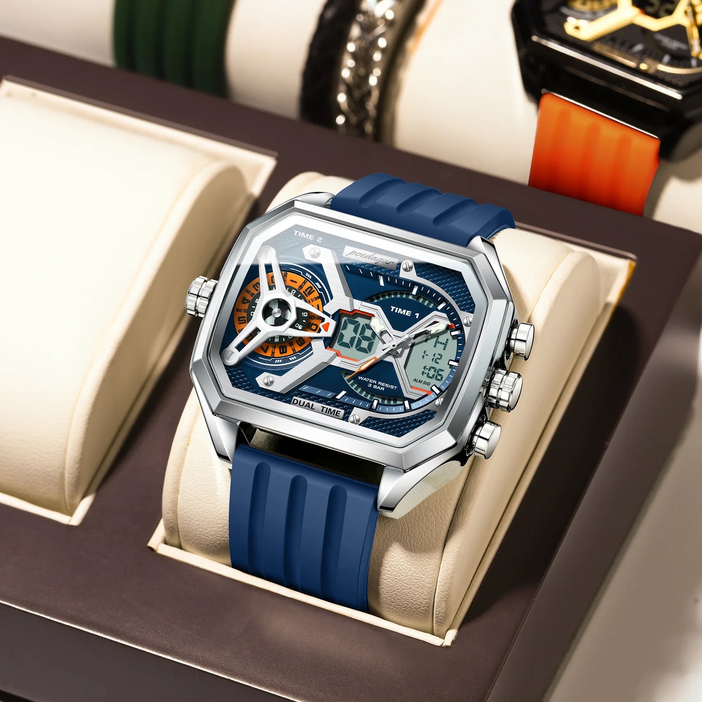 Poedagar Classic Mens Sports Watch