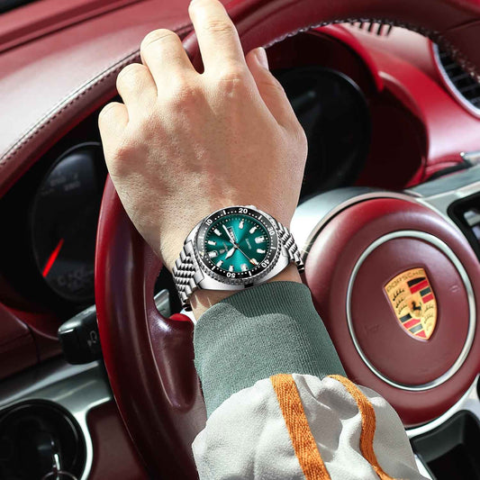 Poedagar Men's Stainless Steel  WristWatch