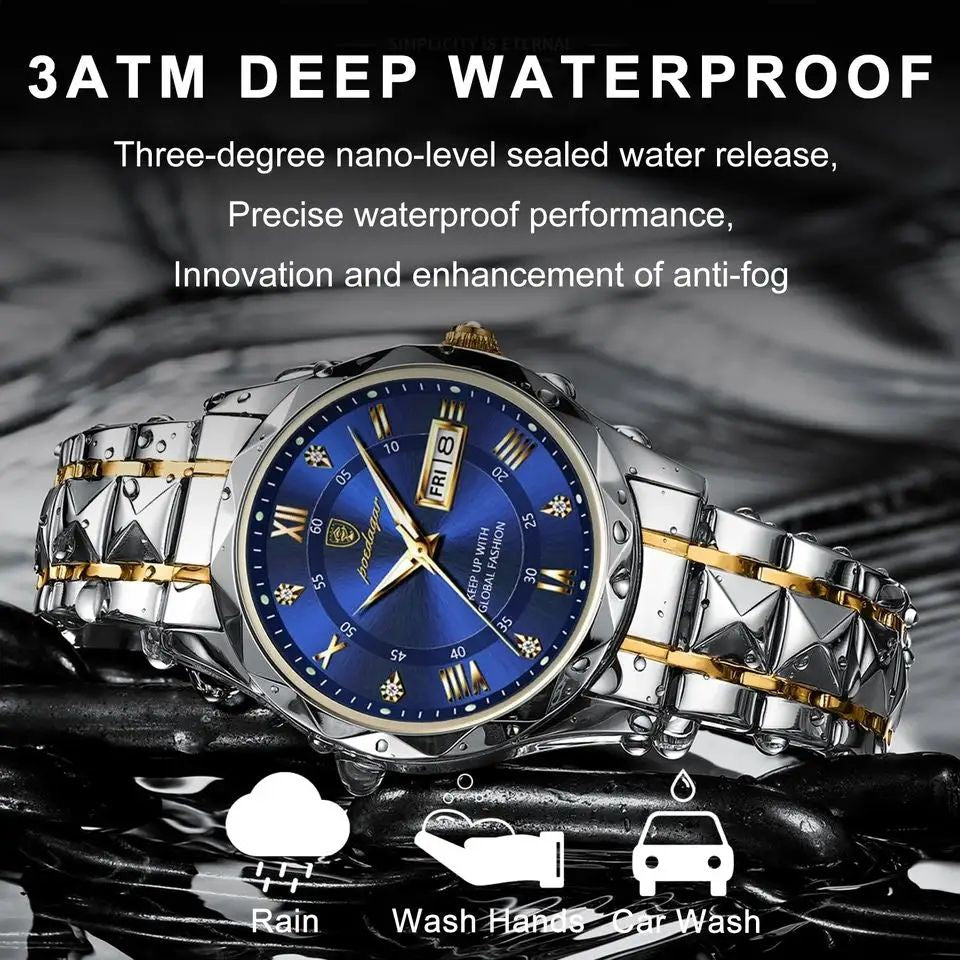 Poedagar Men's Luxury Quartz Watch