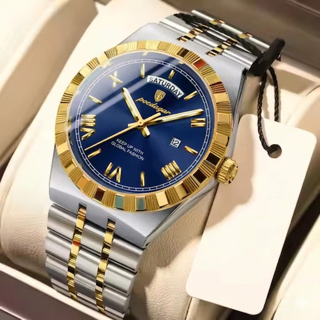 Poedagar Men's Luxury Quartz Wristwatch