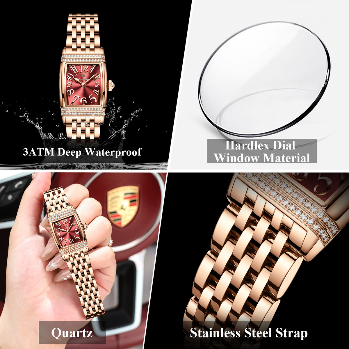 Poedagar Womens Luxury Watch