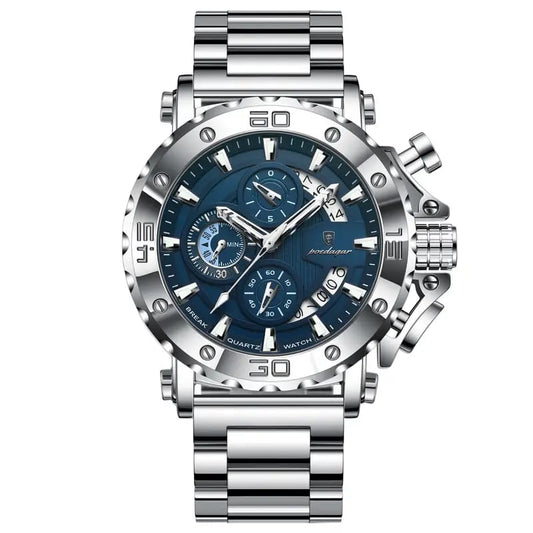 Poedagar Men’s Chronograph Luxury Watch