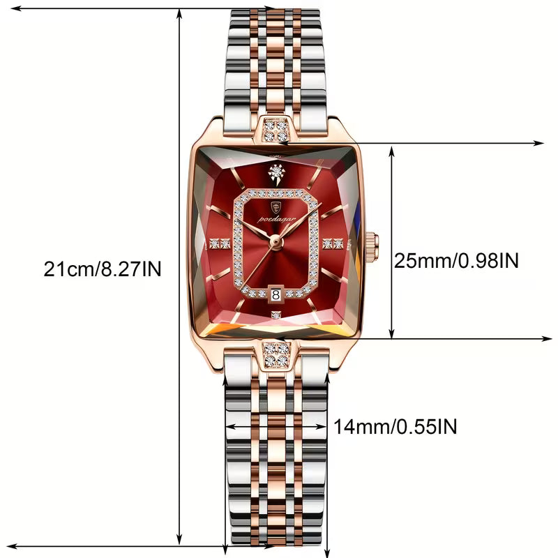 Poedagar Luxury Elegant Women Watch