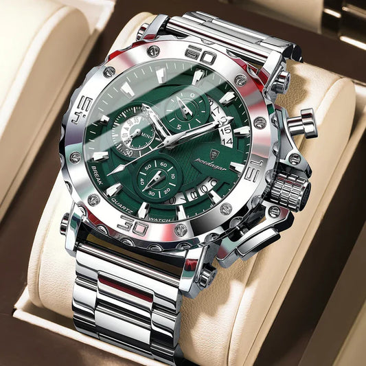 Poedagar Men’s Chronograph Luxury Watch